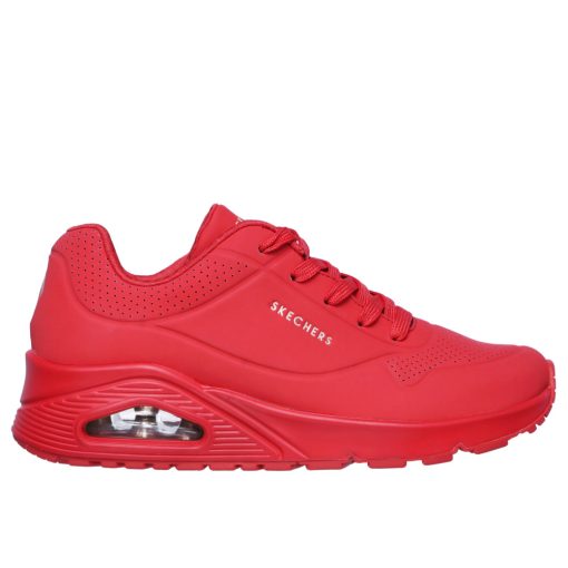 Skechers 73690-Red Női piros fűzős sportcipő